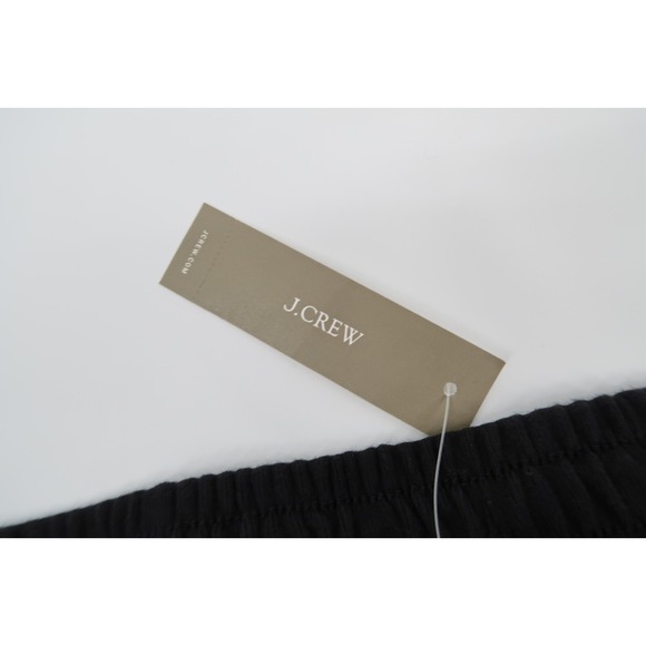 J. Crew Women's 2X Relaxed Heritage Fleece Sweatpants Black Size 2XL BV945 New - Picture 2 of 11